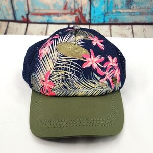 Roxy Hawaiian Floral Trucker Hat